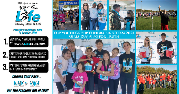 37th Anniversary Race for Life 1 Mile Walk / 5K Run